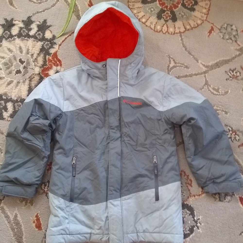 Columbia NEW gray hooded coat size 4/5